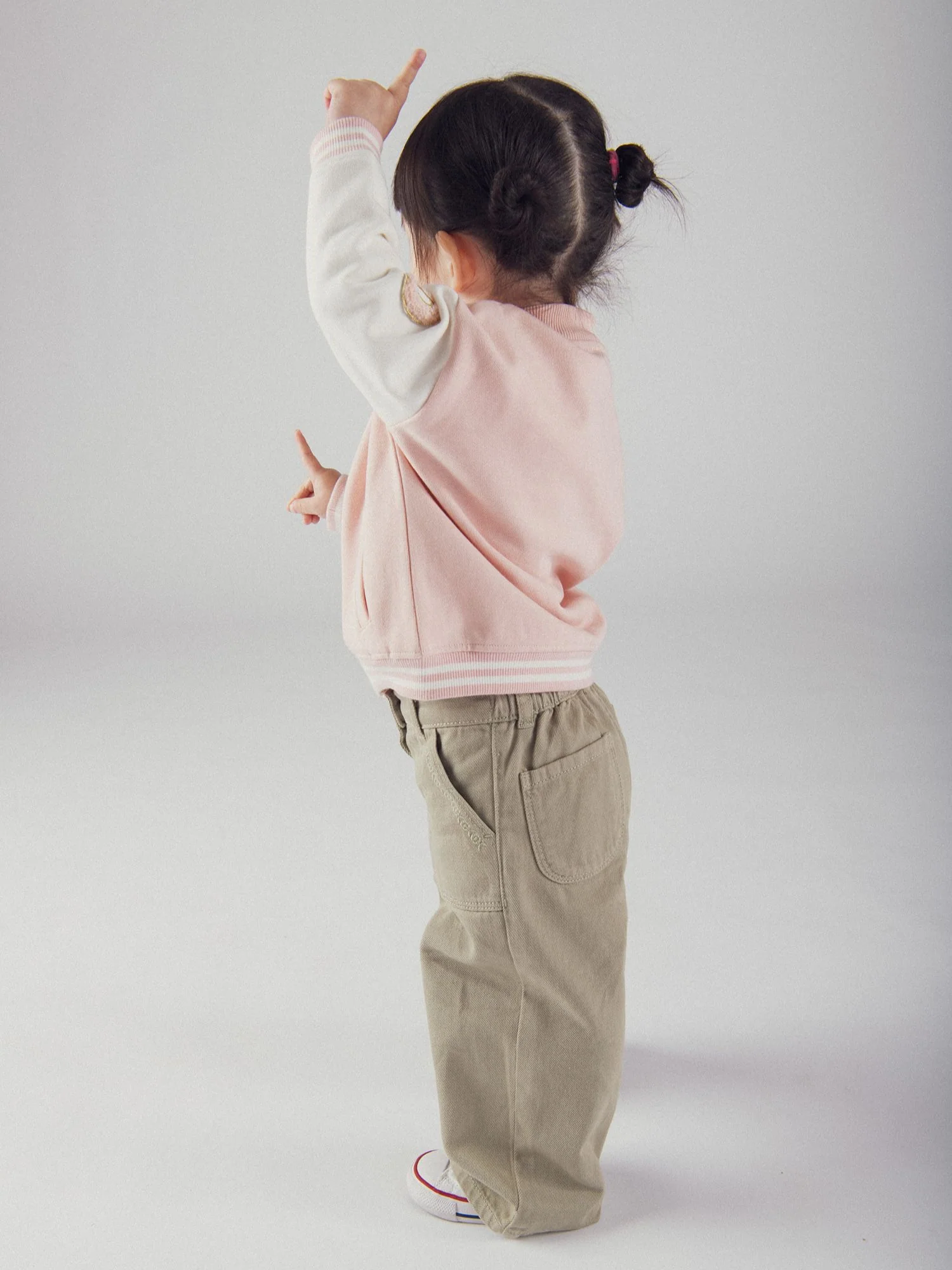 Bomber rose vintage pour bébé fille - Image 5