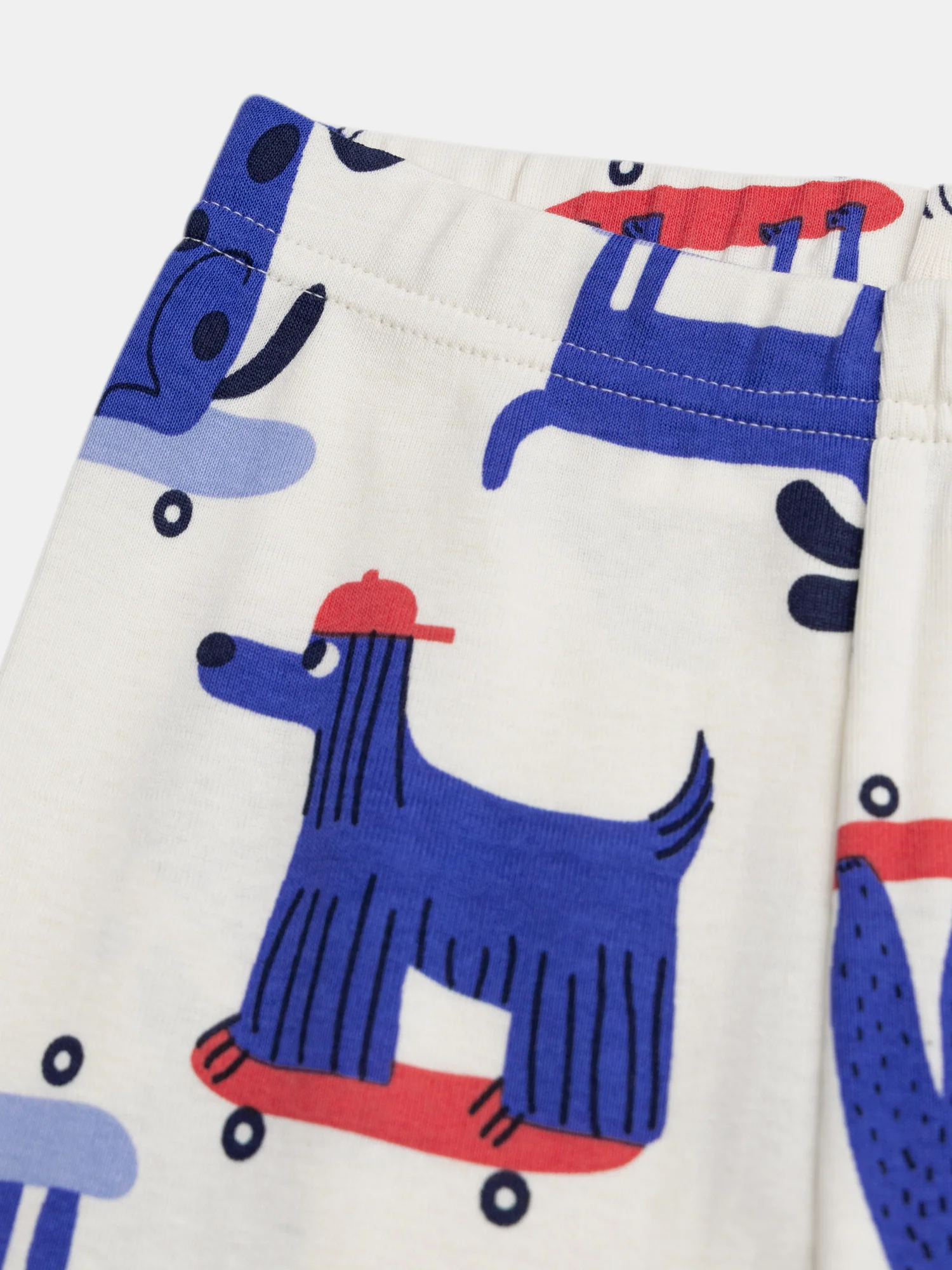 Pyjama écru imprimé all-over chien à roulette pour garçon - Image 6