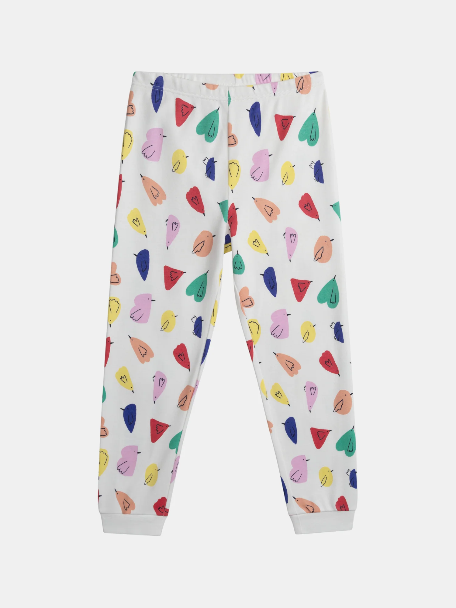 Pyjama écru imprimé all-over oiseaux pour fille - Image 7