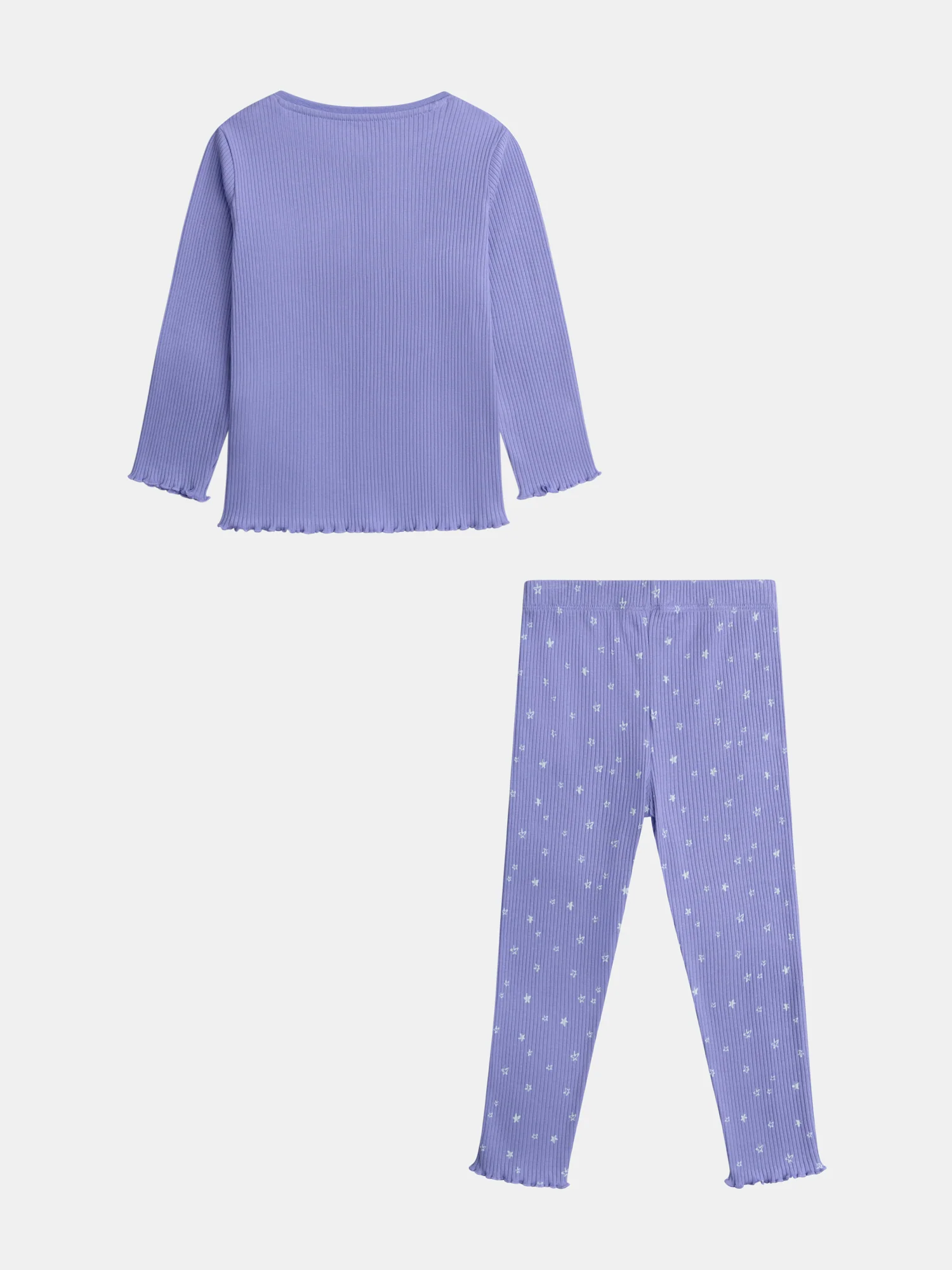 Pyjama violet à motif licorne phosphorescent pour fille - Image 8